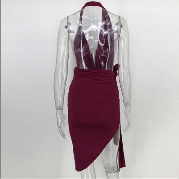 NEW! Side Hight Slit Dress - Picture 4 of 5